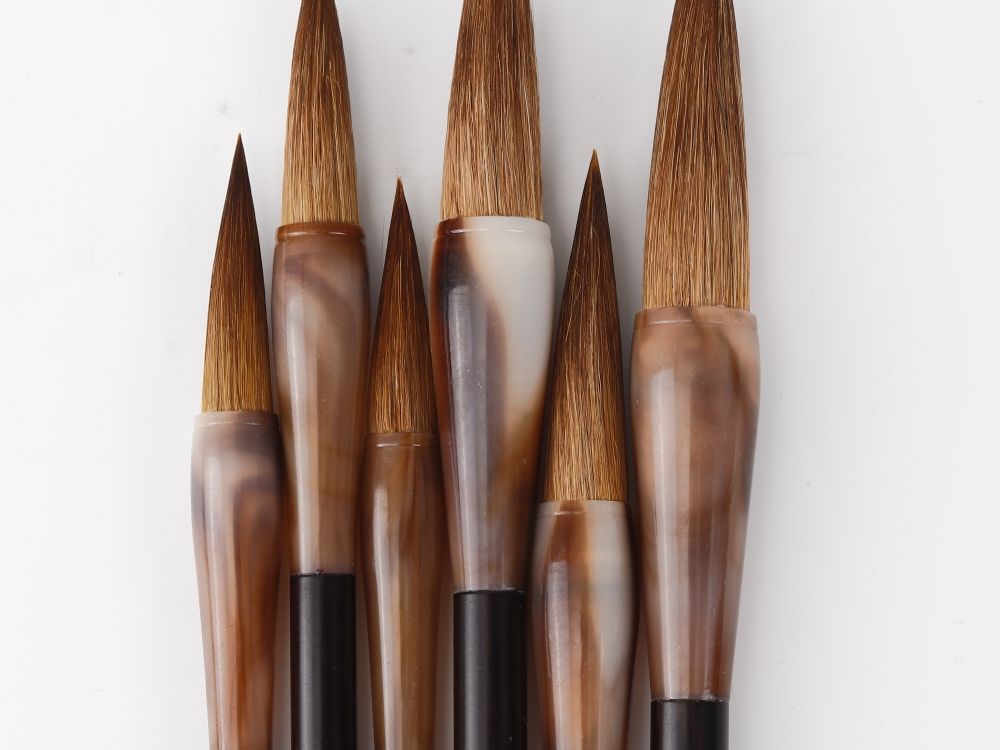 Traditional calligraphy brushes