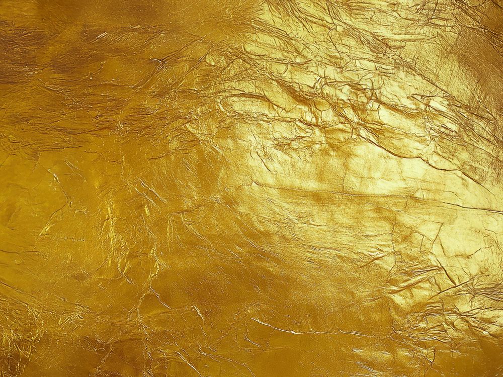 Gold leaf texture